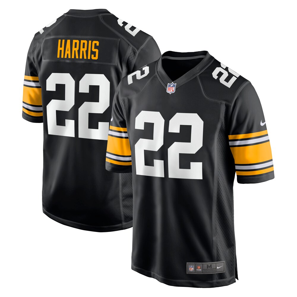 Najee Harris Pittsburgh Steelers Game Player Jersey - Black