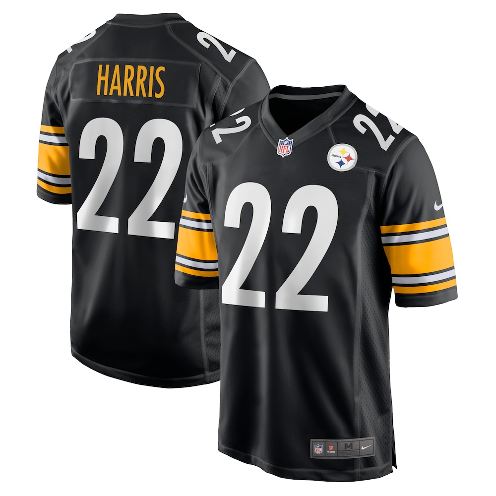 Najee Harris Pittsburgh Steelers Youth Game Jersey | Black