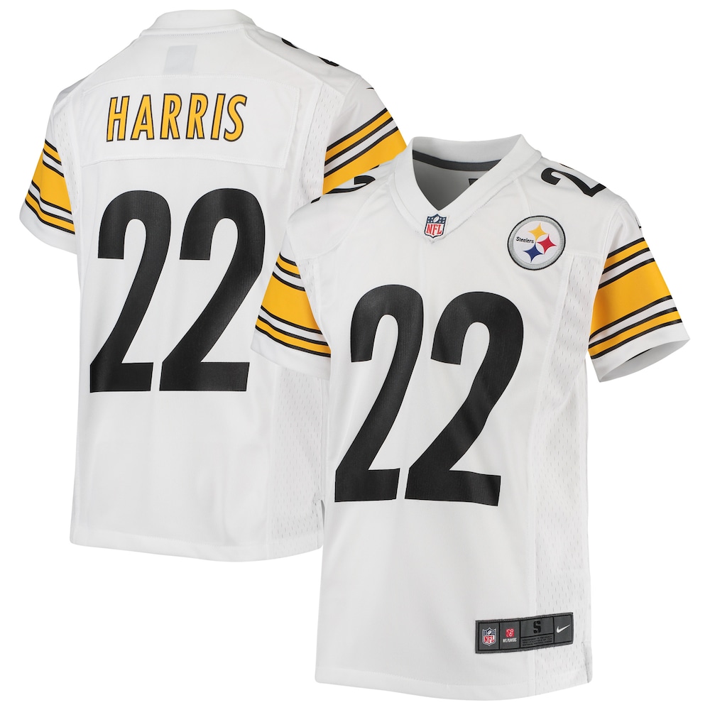 Najee Harris Pittsburgh Steelers Youth Game Jersey | White