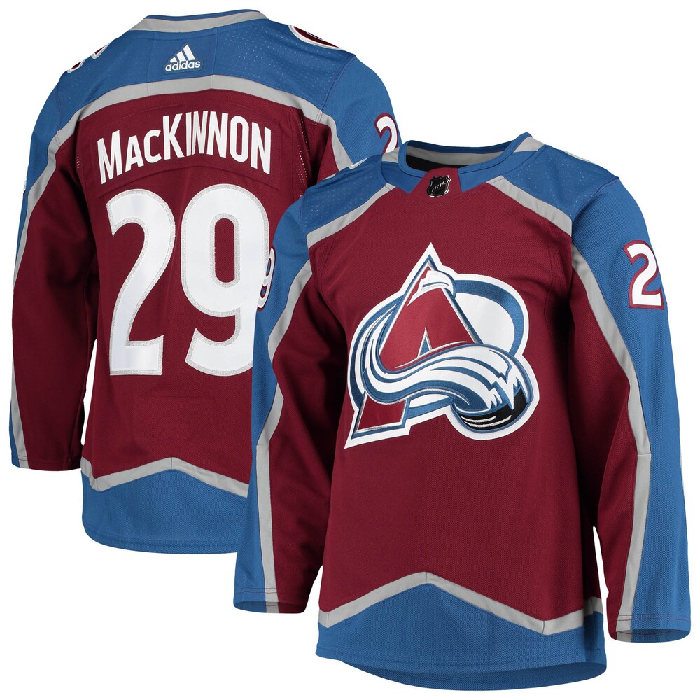 Nathan MacKinnon Colorado Avalanche adidas Home Primegreen Authentic Player Jersey - Burgundy