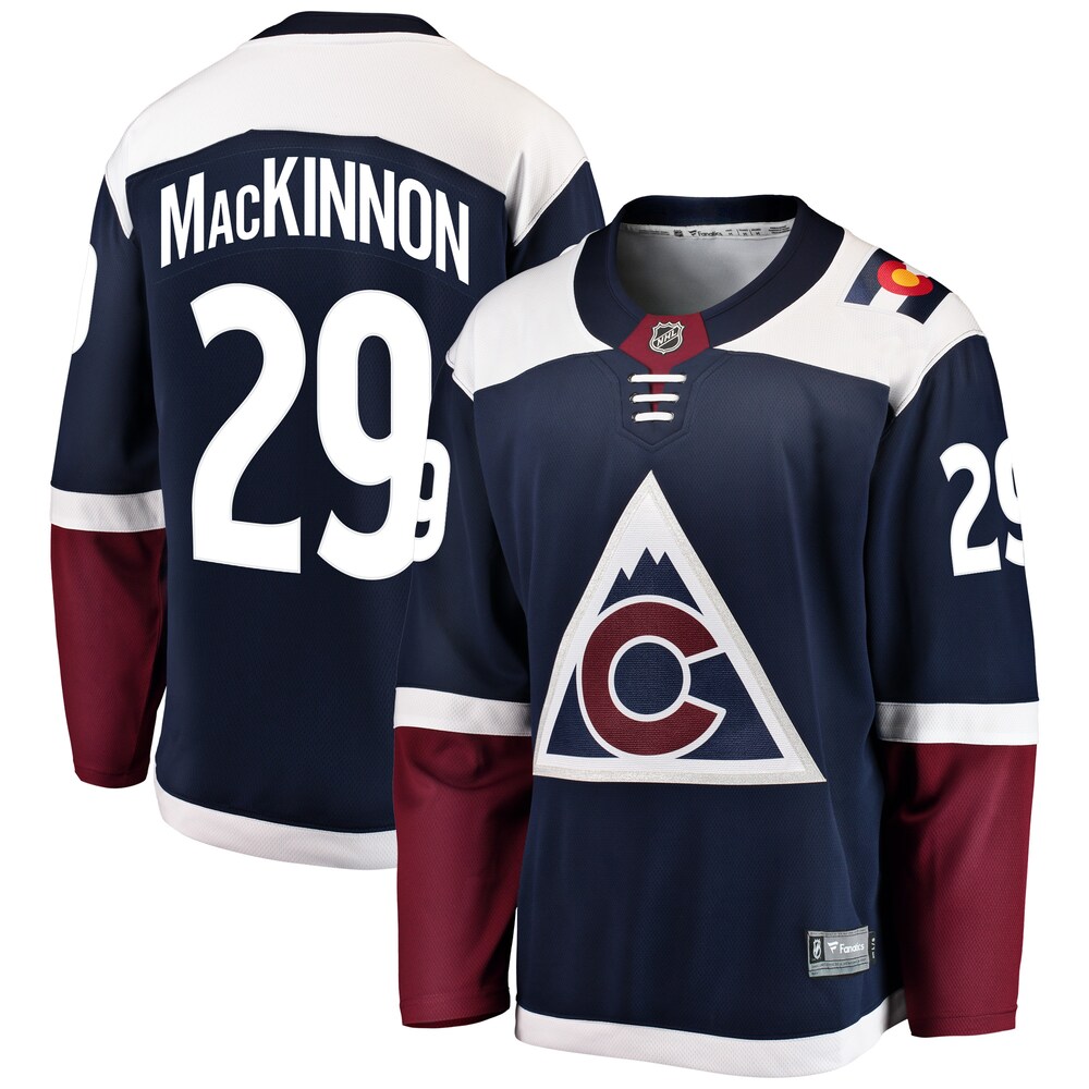 Nathan MacKinnon Colorado Avalanche Fanatics Alternate Breakaway Player Jersey | Navy