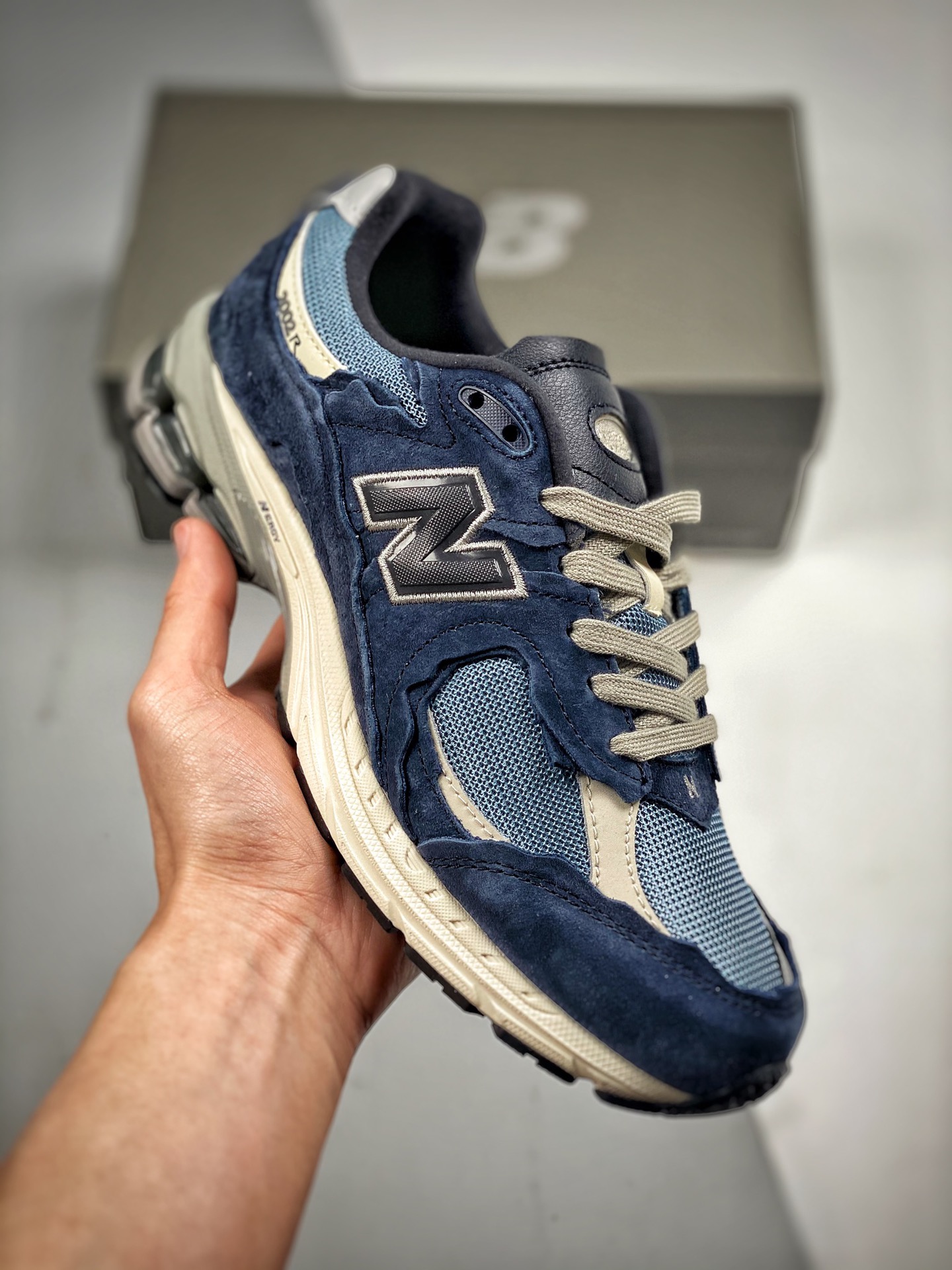 New Balance 2002R Protection Pack Dark Navy Grey Shoes