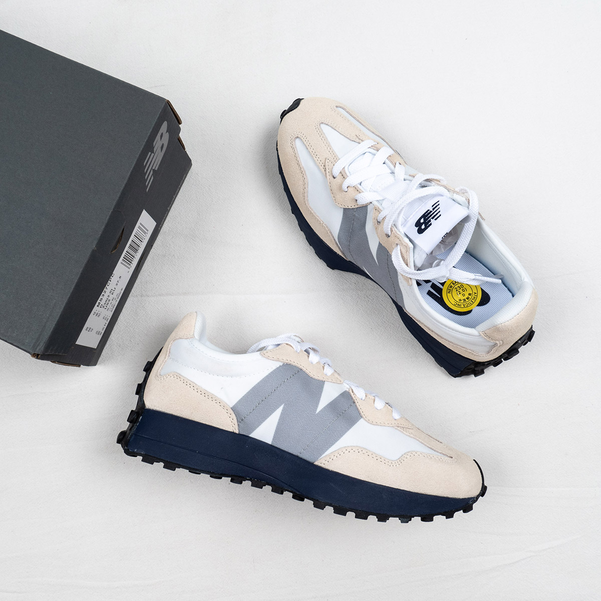 New Balance 327 White Navy MS327CPC Shoes
