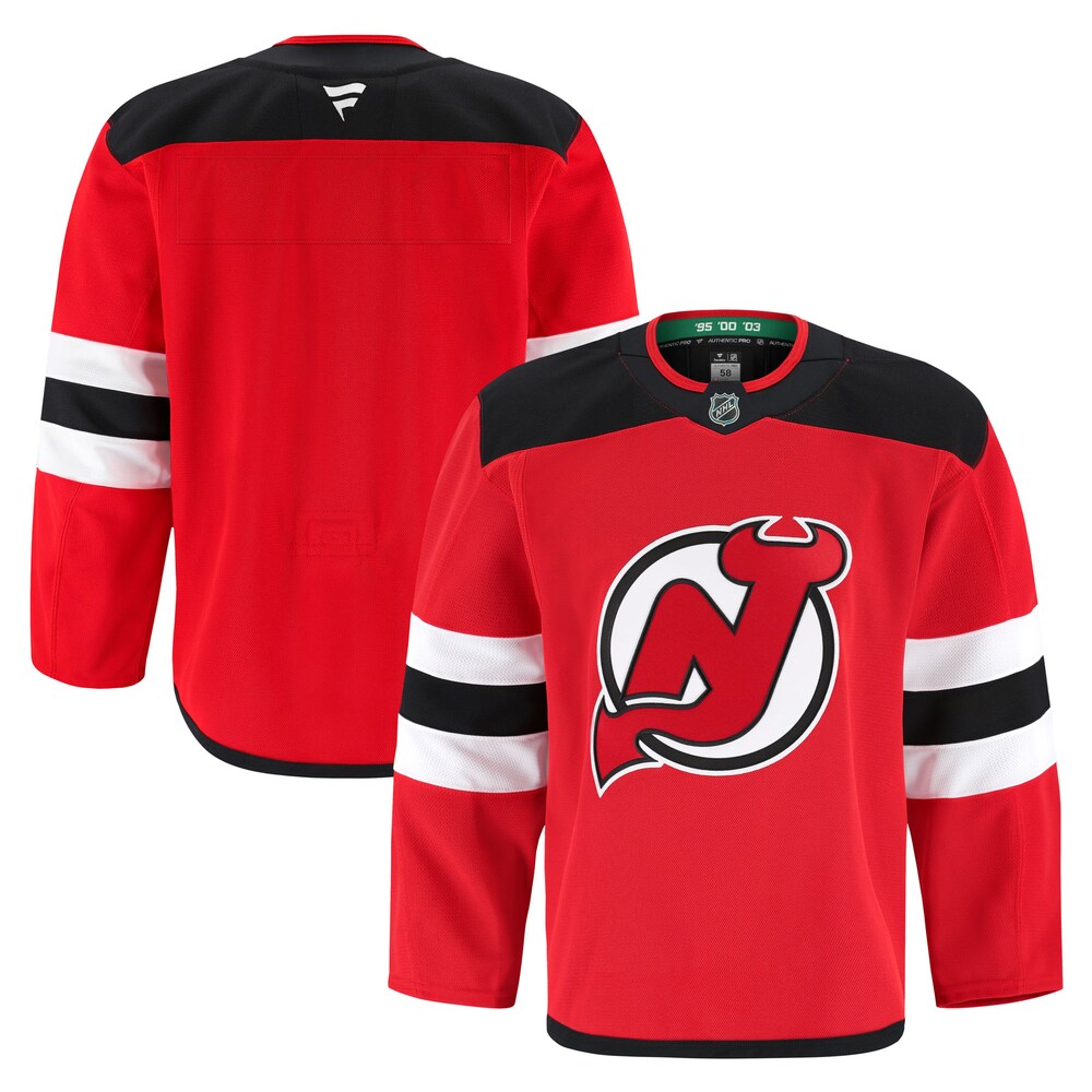 New Jersey Devils Fanatics Home Authentic Pro Jersey - Red