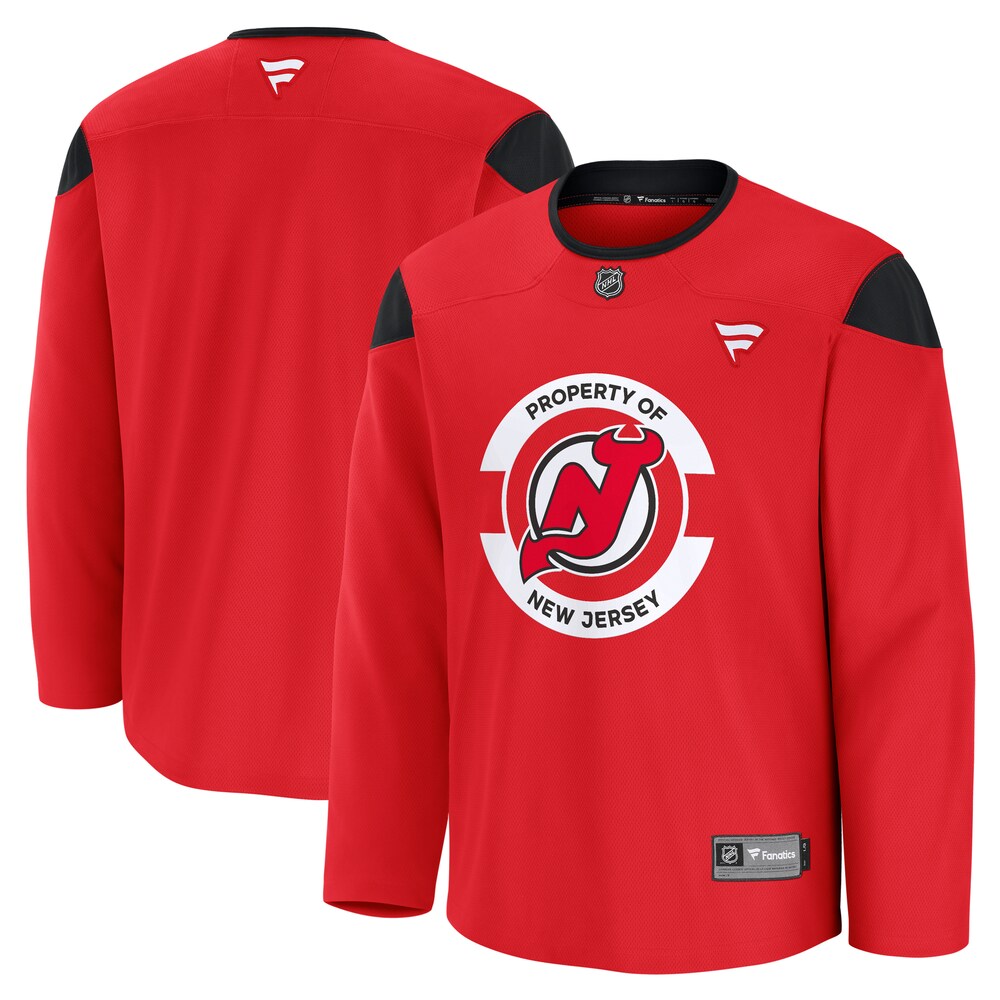 New Jersey Devils Fanatics Team Practice Jersey - Red