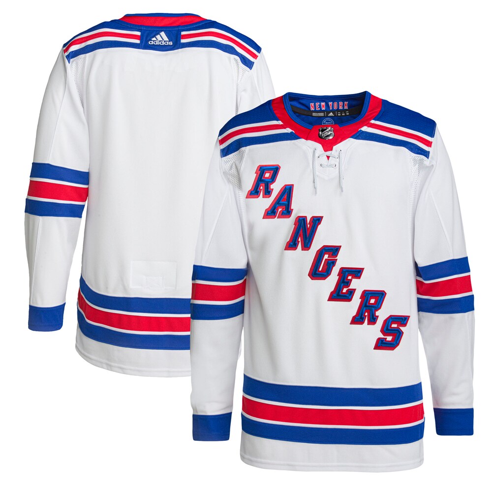 New York Rangers adidas Away Primegreen Authentic Jersey - White