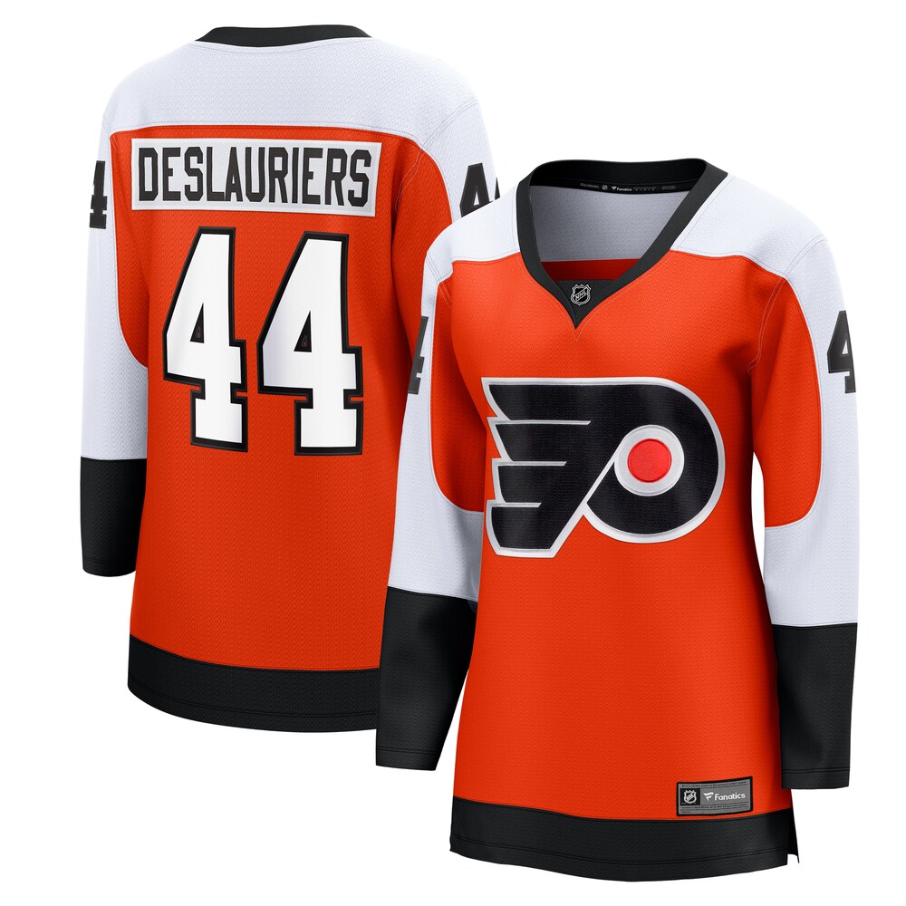 Nicolas Deslauriers Philadelphia Flyers Fanatics Branded Women's Home Breakaway Player Jersey - Orange