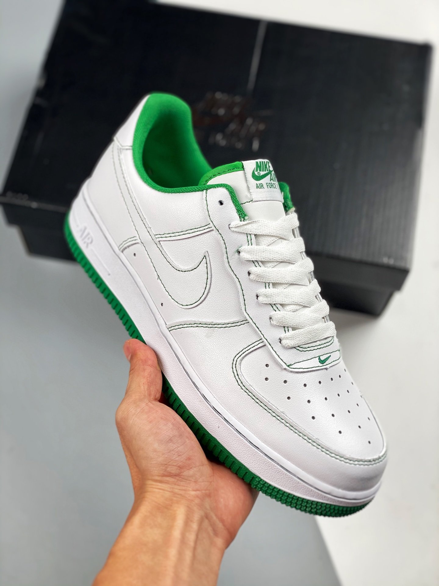 Nike Air AF Force 1 Low White/Pine Green Shoes