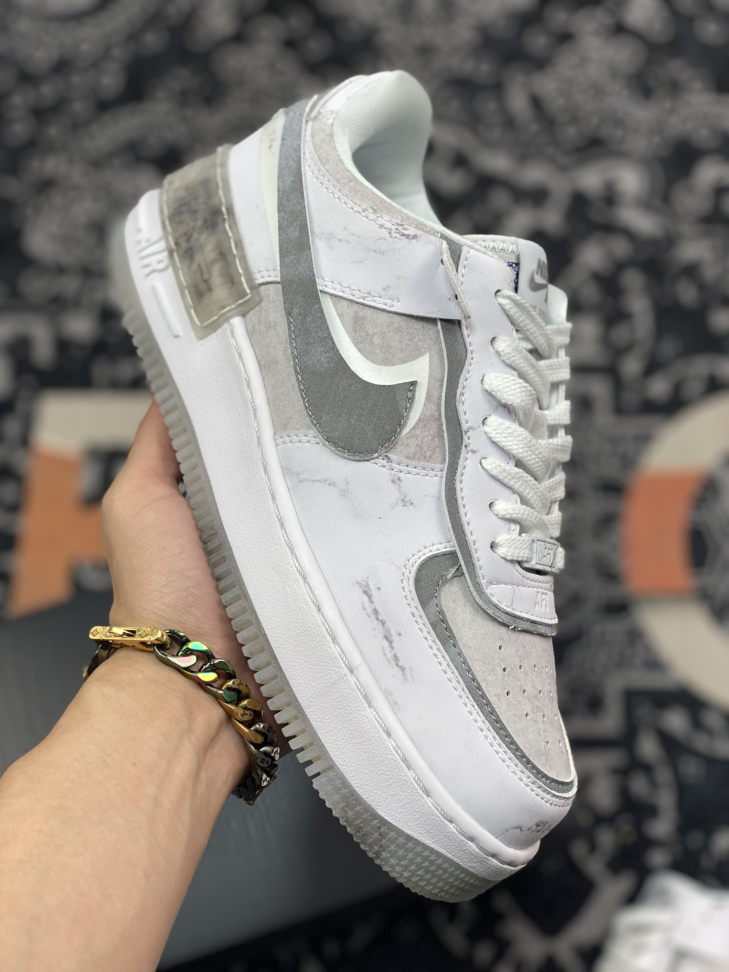 Nike Air AF Force 1 Shadow 'Goddess of Victory' DJ4635-100 Shoes