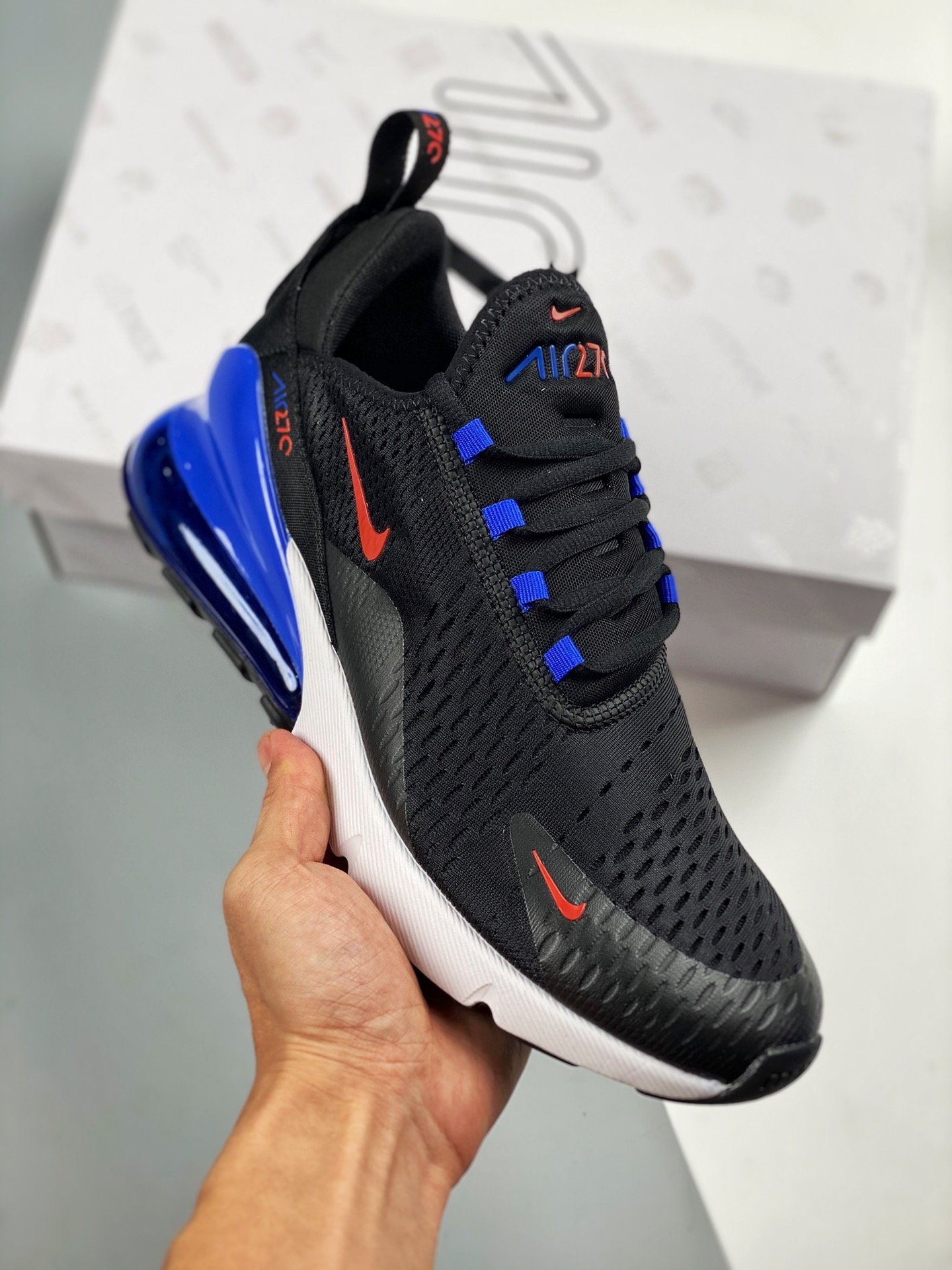 Nike Air Max 270 Black Blue DC0957-001 Shoes