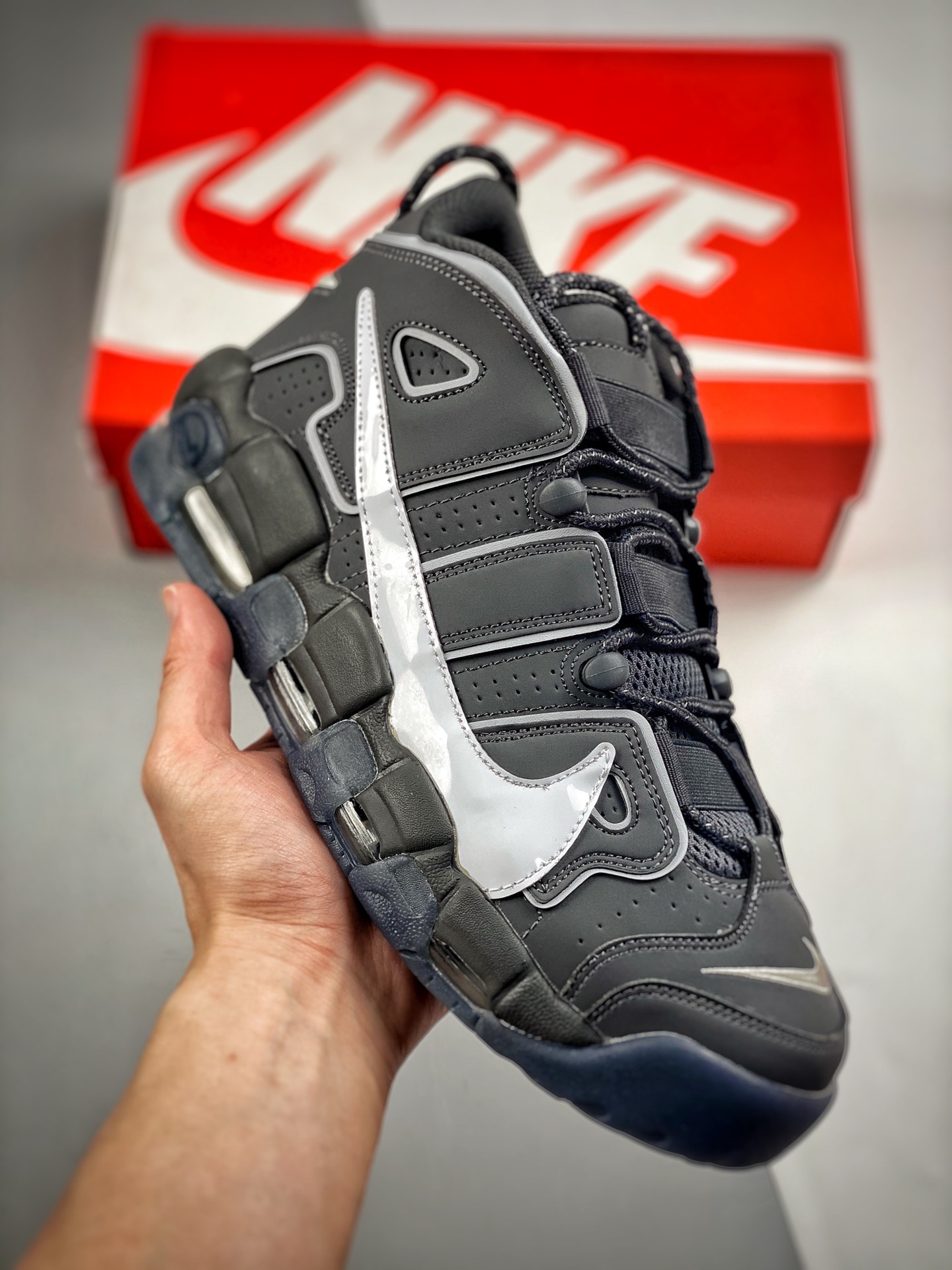 Nike Air More Uptempo Copy Paste Iron Grey/White DQ5014-068 Shoes