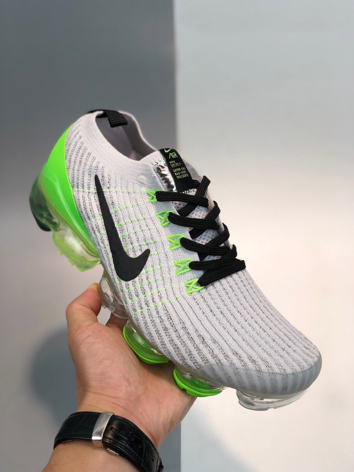 Nike Air VaporMax 3.0 Vast Grey/Electric Green-White-Off Noir Shoes