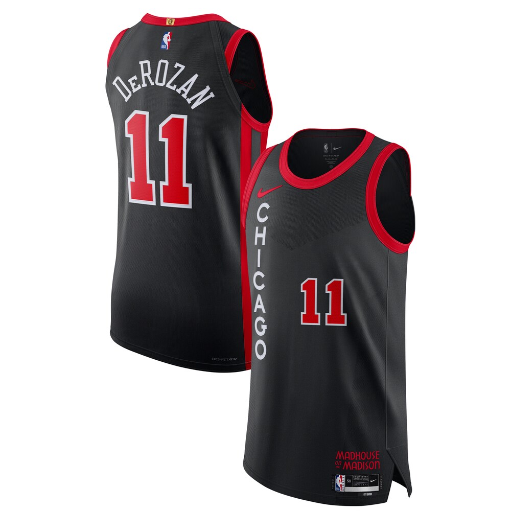 Nike DeMar DeRozan Chicago Bulls 2023/24 Authentic Jersey - City Edition - Black