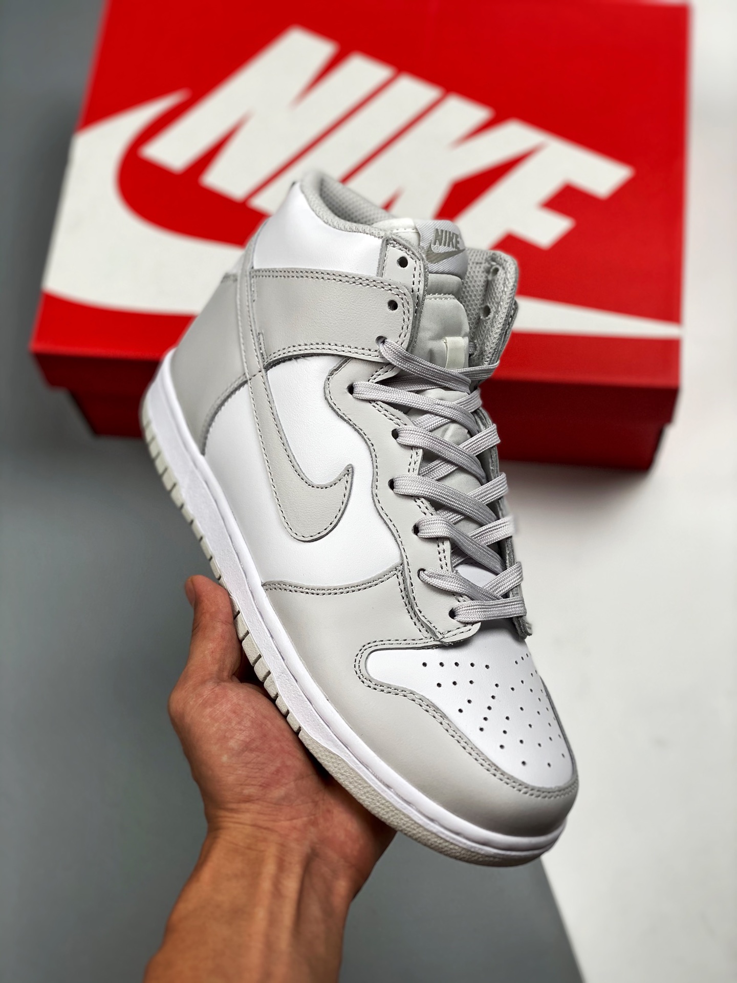 Nike Dunk High White/Vast Grey DD1399-100 Shoes