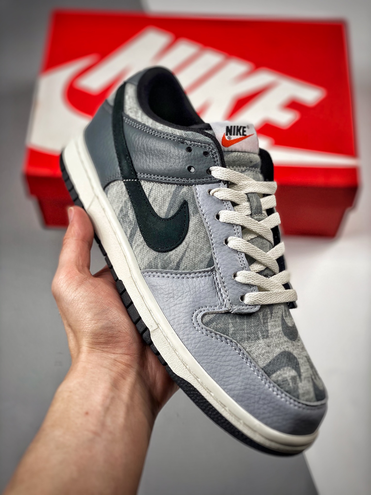 Nike Dunk Low Copy Paste Grey/Black-White DQ5015-063 Shoes