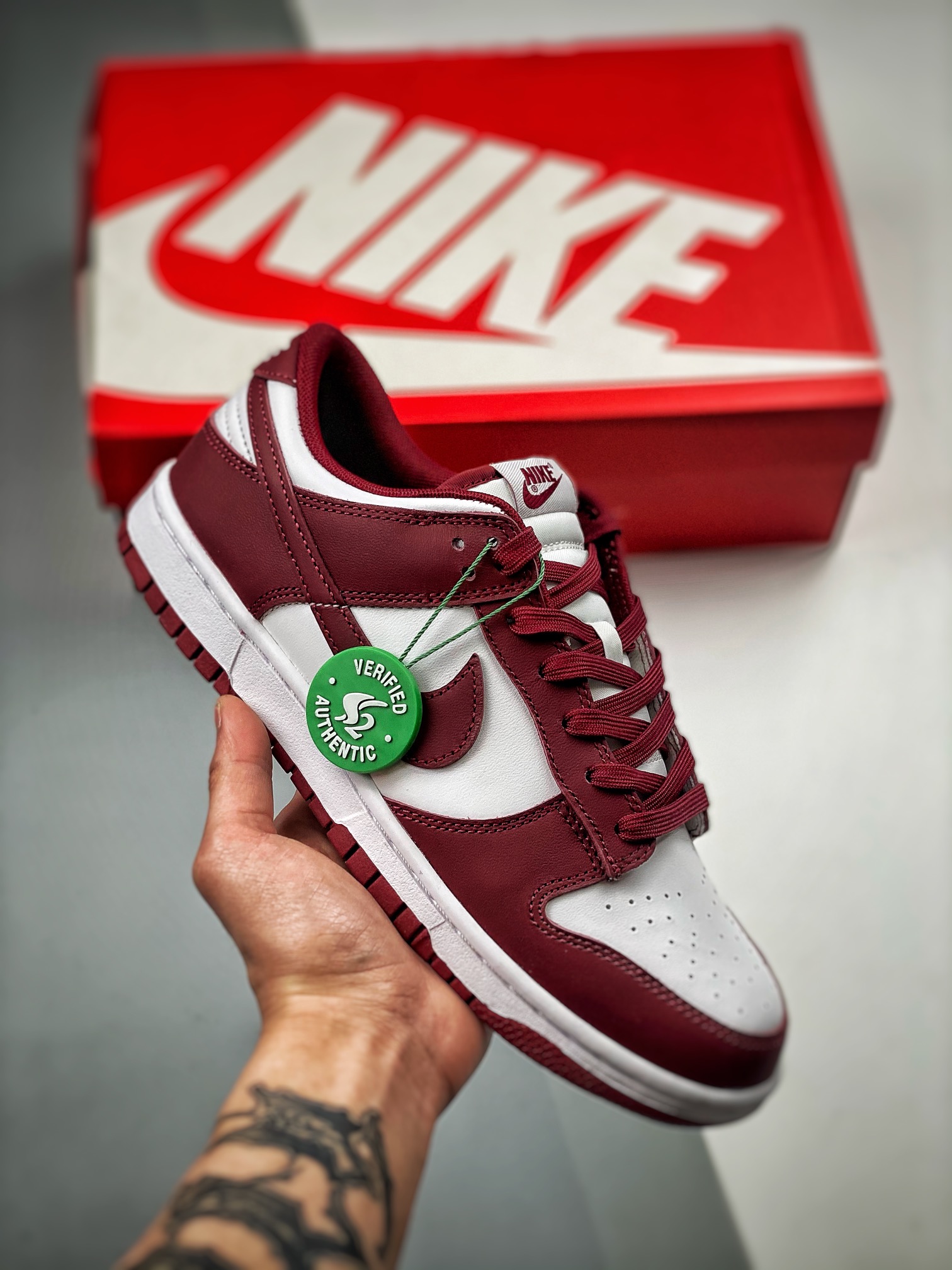 Nike Dunk Low Team Red/White DD1391-601 Shoes