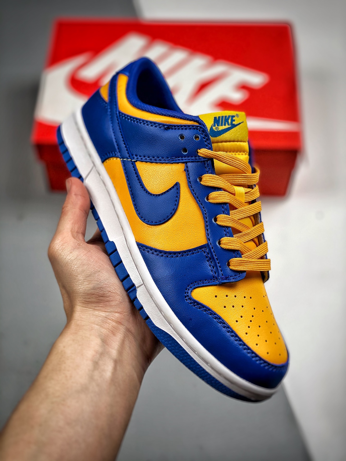 Nike Dunk Low "UCLA" Blue Jay/University Gold-White Shoes