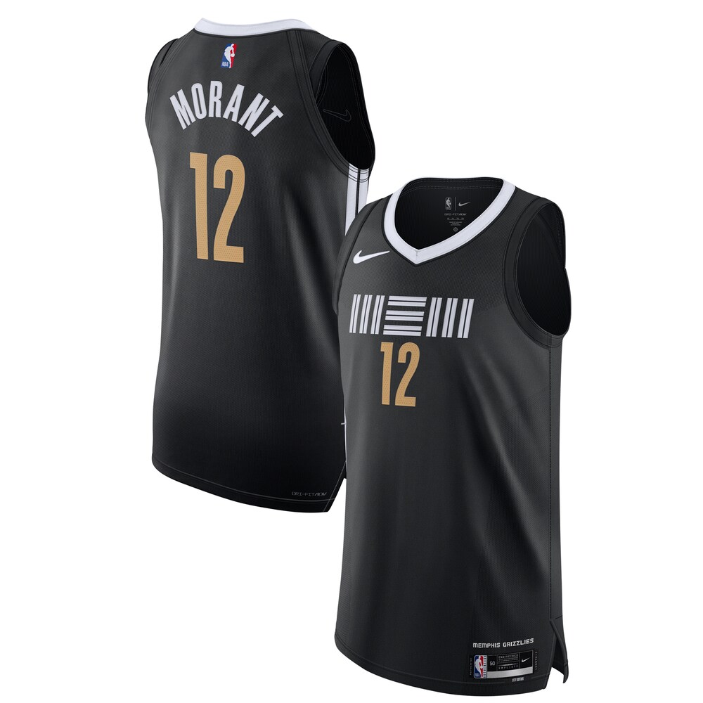 Nike Ja Morant Memphis Grizzlies 2023/24 Authentic Jersey - City Edition - Black