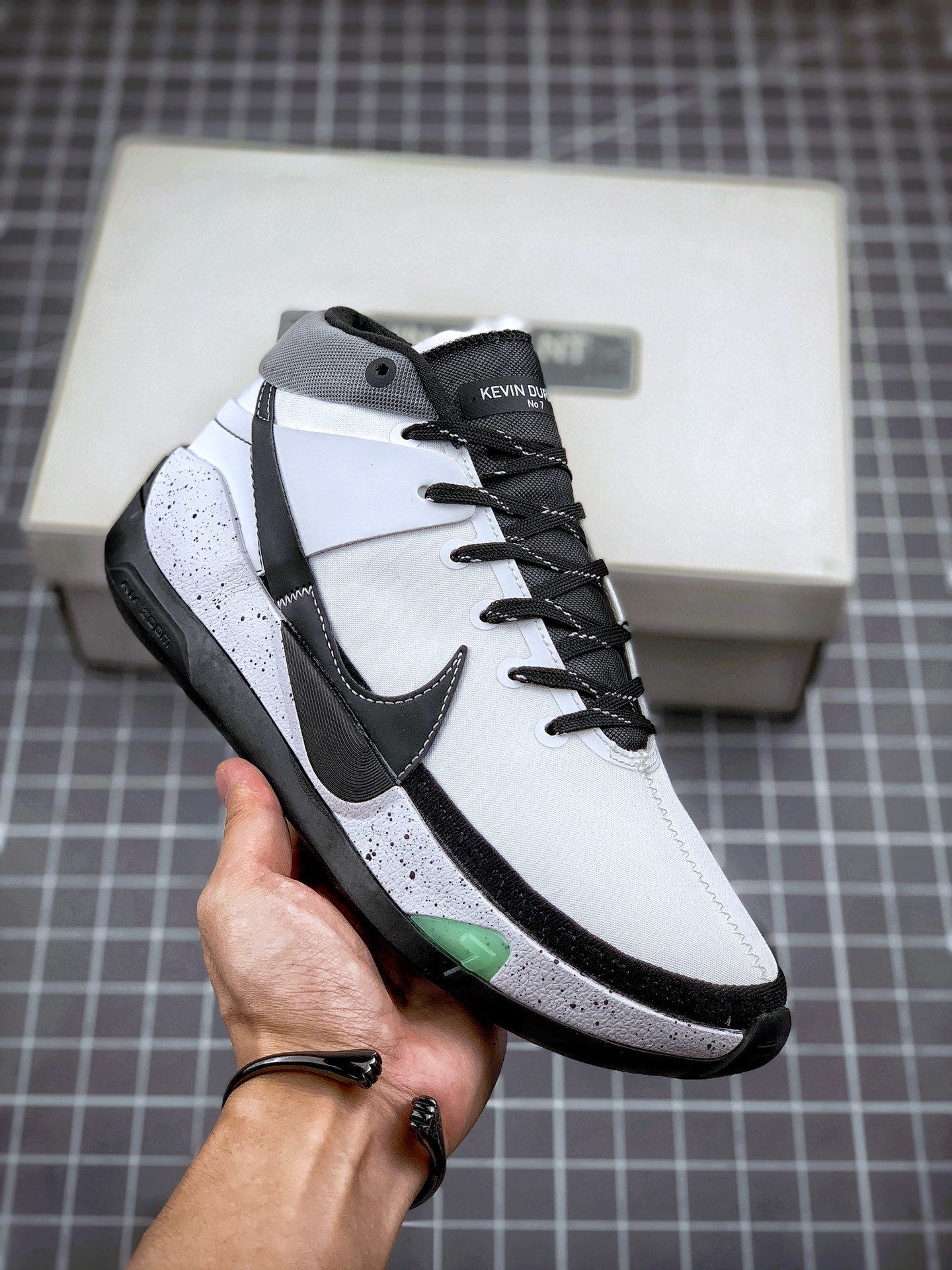 Nike KD 13 'Brooklyn Nets' White Grey Black Shoes