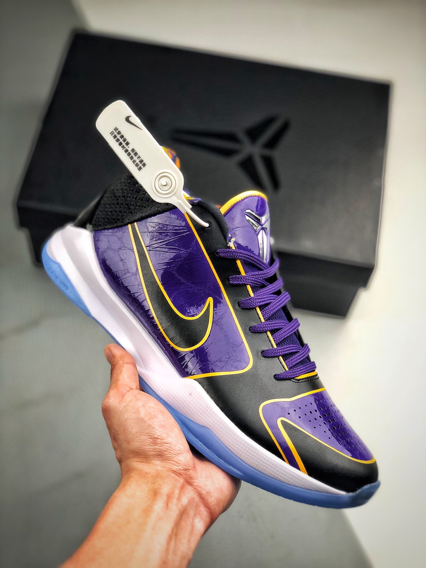 Nike Kobe 5 Protro 'Lakers' Court Purple/Black-University Gold Shoes