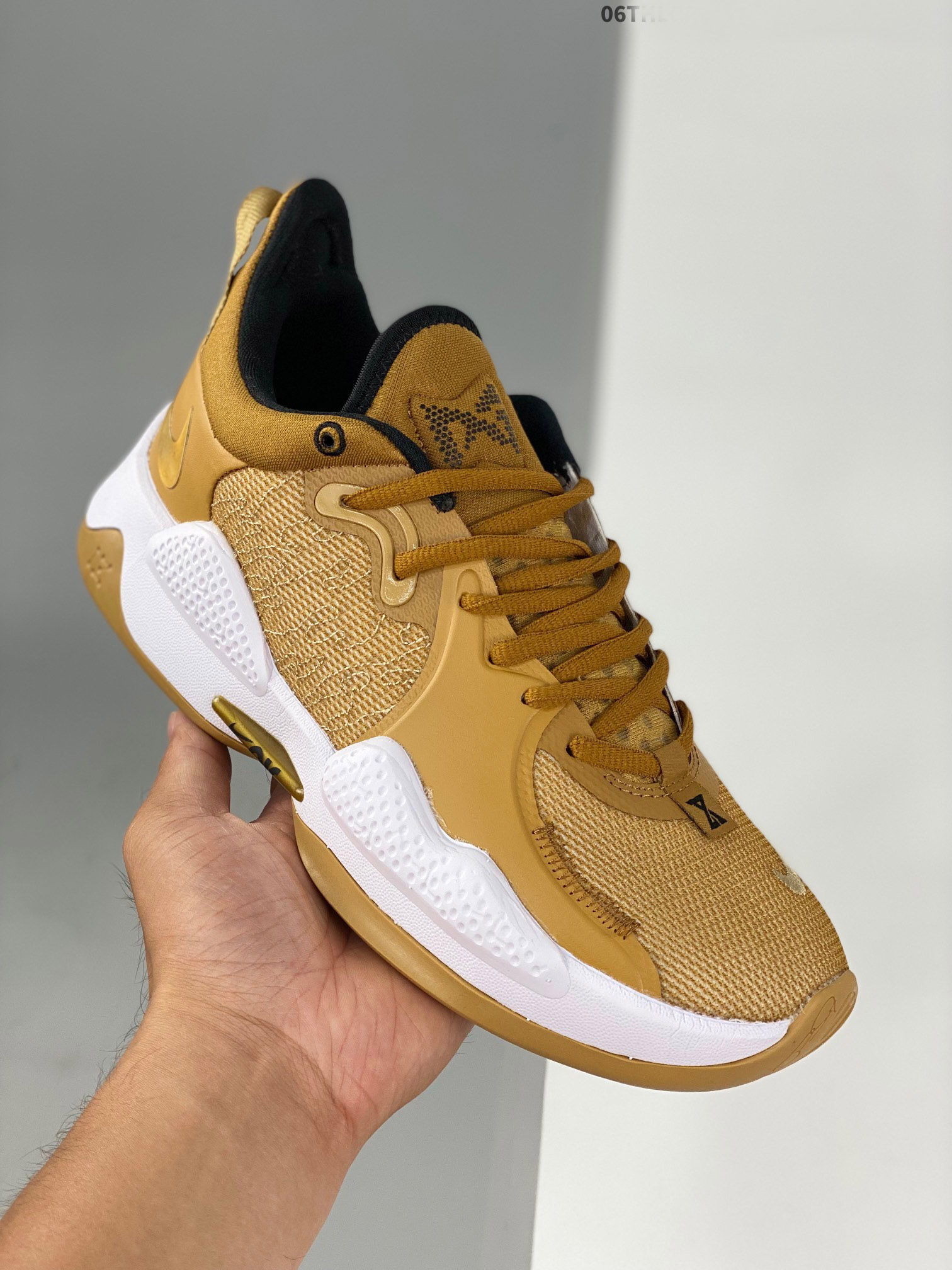 Nike PG 5 Beige/Gold Shoes