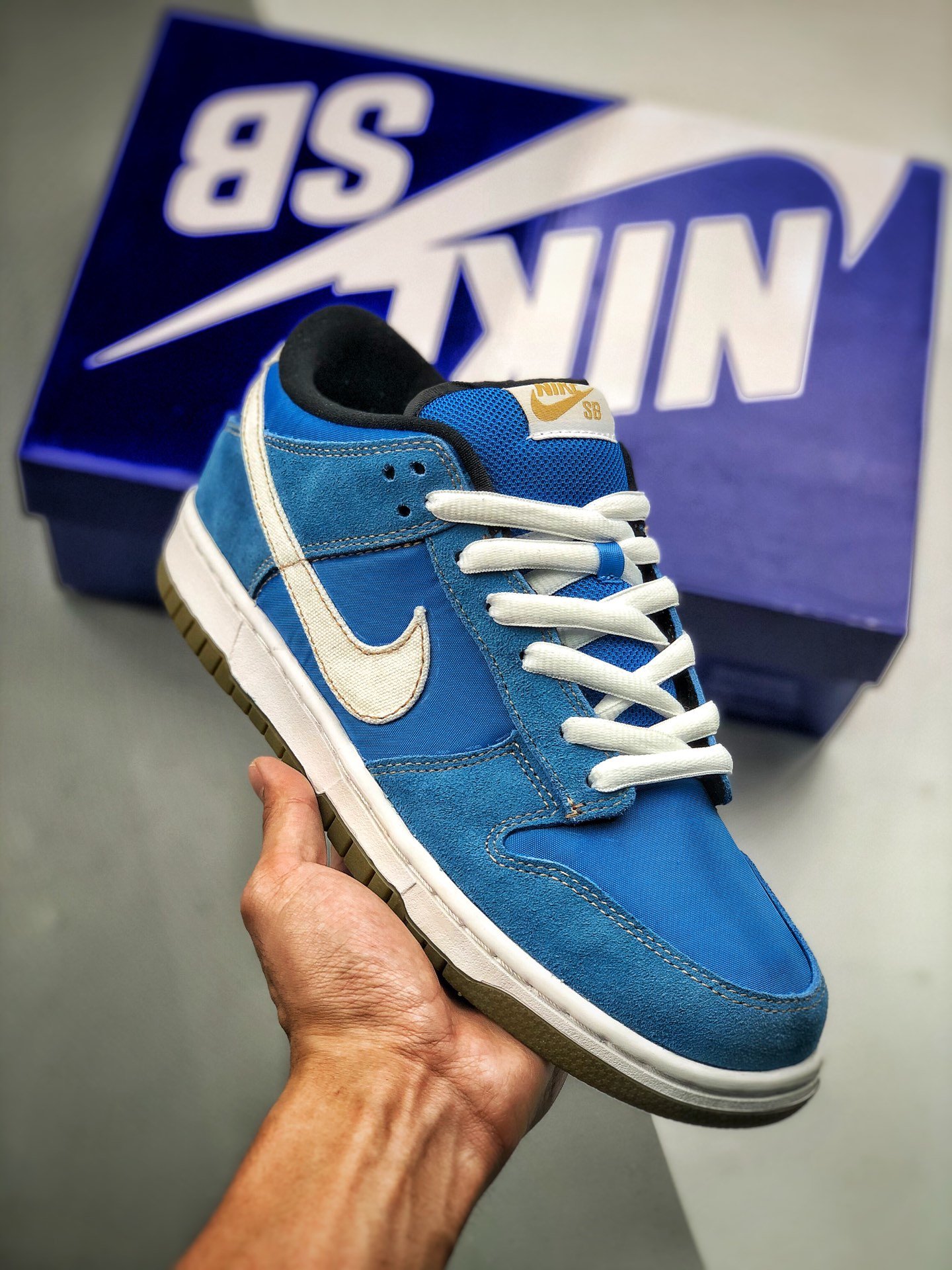 Nike SB Dunk Low "Chun Li" Argon Blue/White Shoes