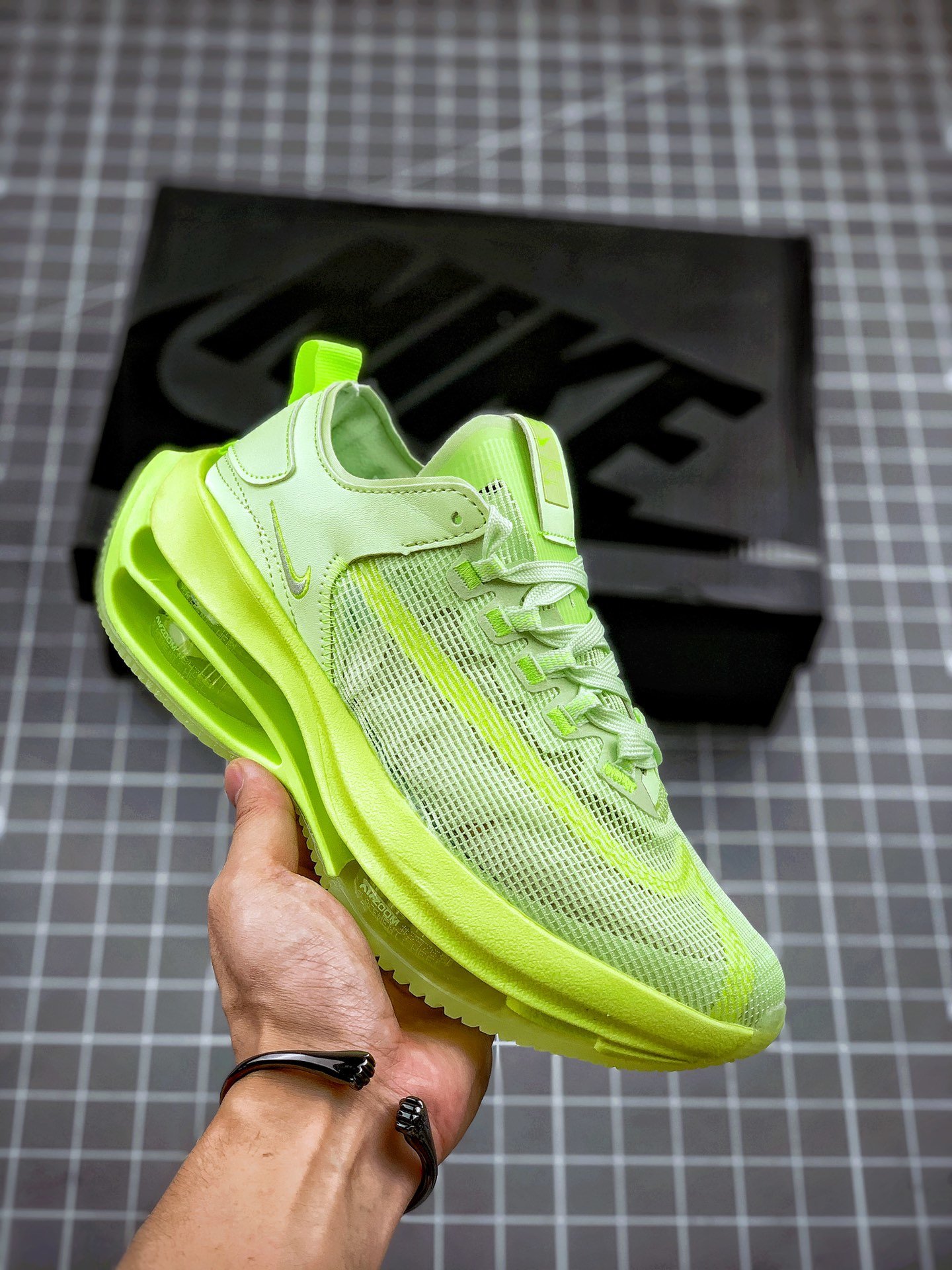 Nike Zoom Double Stacked "Barely Volt" CI0804-700 Shoes