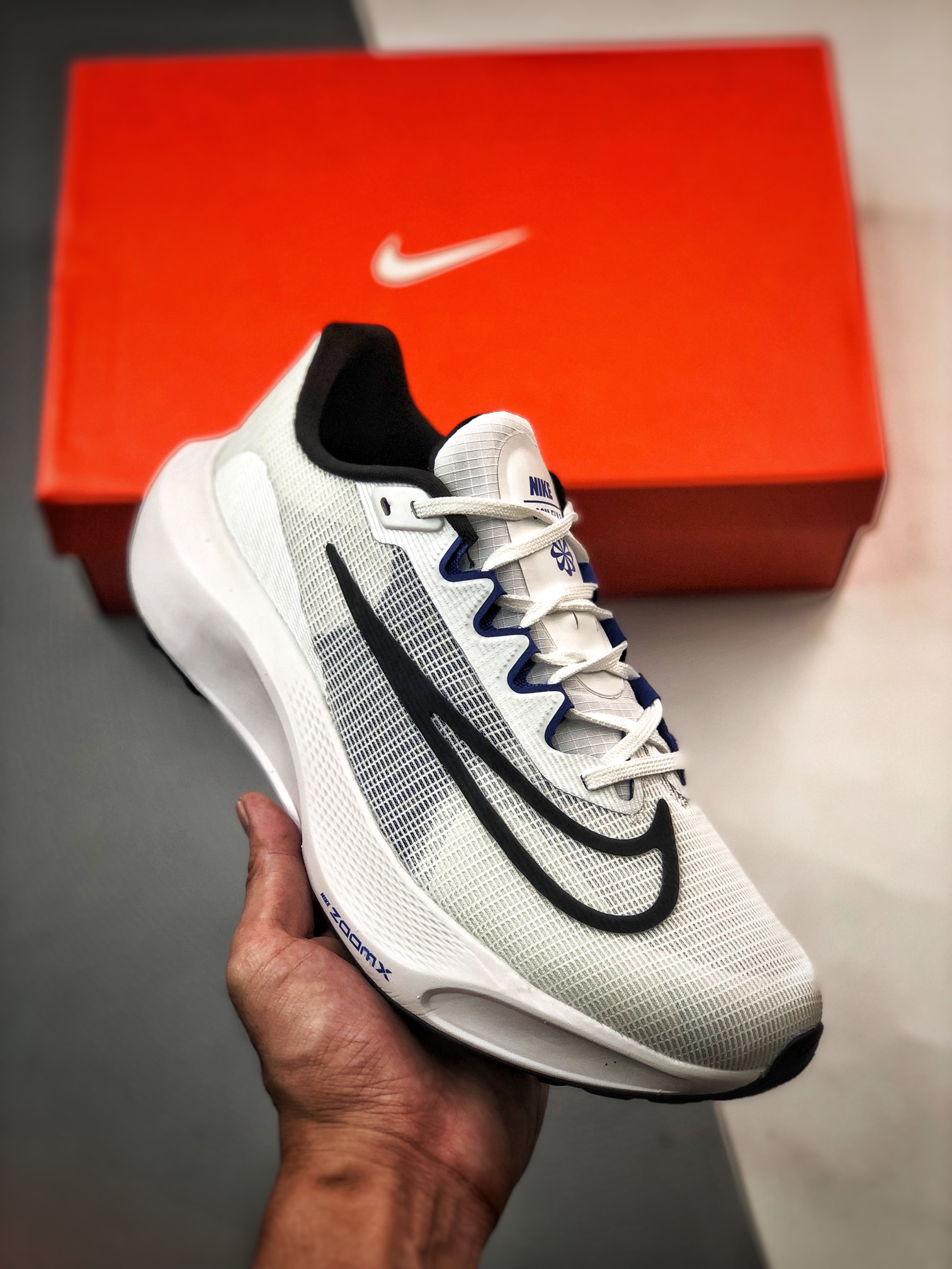 Nike Zoom Fly 5 White Black Shoes