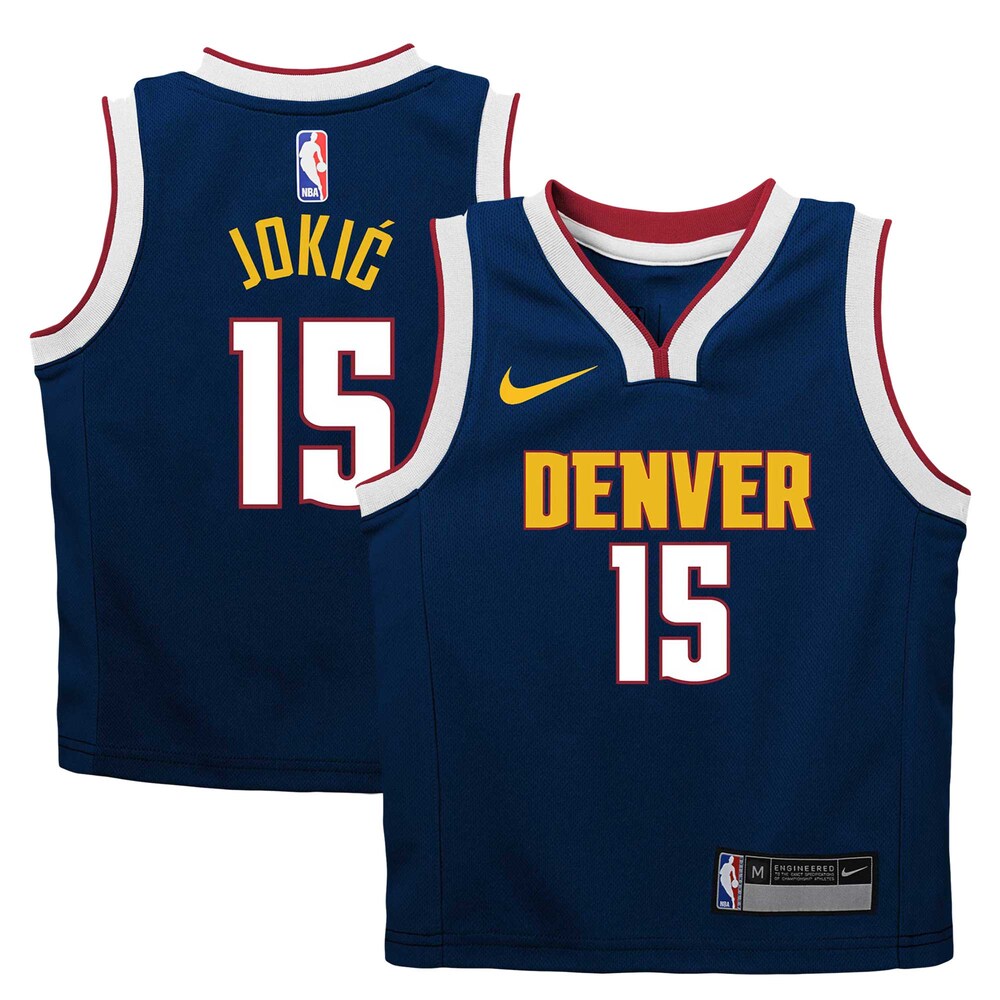 Nikola Jokic Denver Nuggets Nike Preschool Dri-FIT Swingman Player Jersey - Icon Edition - Navy
