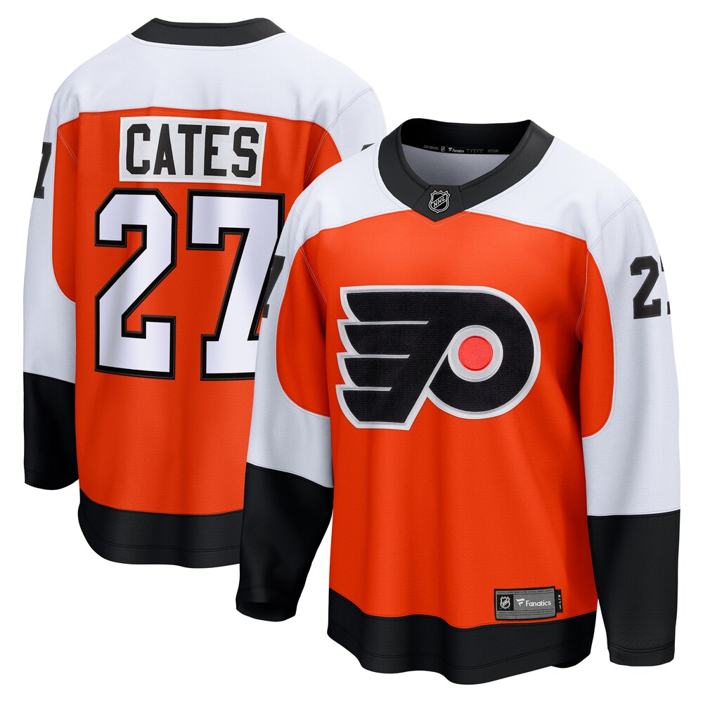 Noah Cates Philadelphia Flyers Fanatics Branded Home Breakaway Jersey - Orange