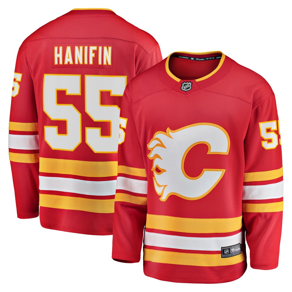 Noah Hanifin Calgary Flames Fanatics Branded Home Breakaway Jersey - Red