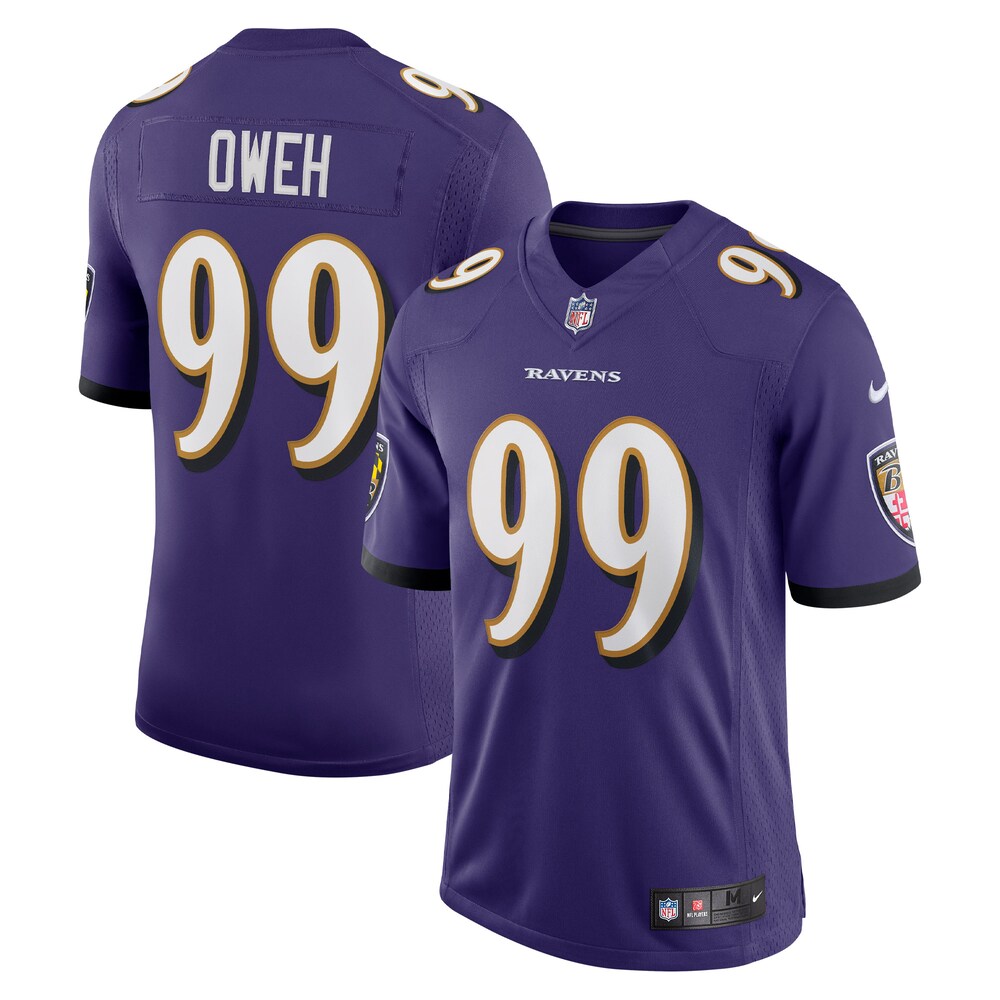 Odafe Oweh Baltimore Ravens Vapor Limited Jersey | Purple