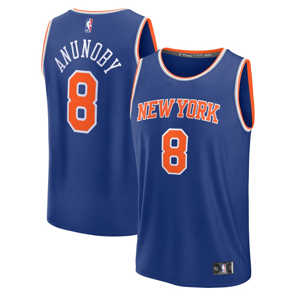 OG Anunoby New York Knicks Fanatics Branded Fast Break Player Jersey - Icon Edition - Royal