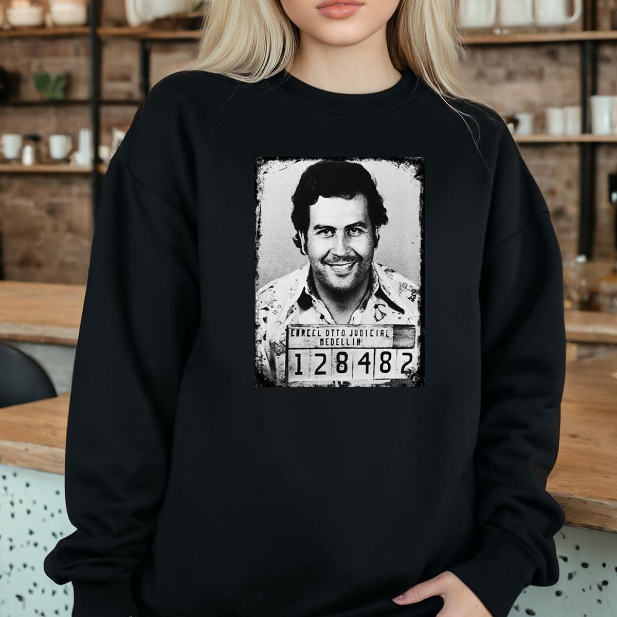 Pablo Escobar Mugshot Vintage Graphic Tee