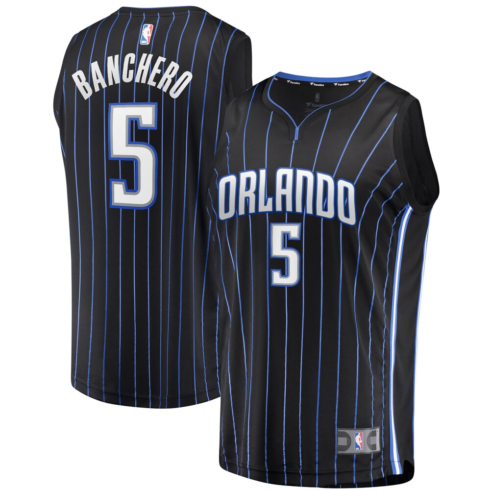 Paolo Banchero Orlando Magic Fanatics Fast Break Replica Player Jersey - Icon Edition - Black