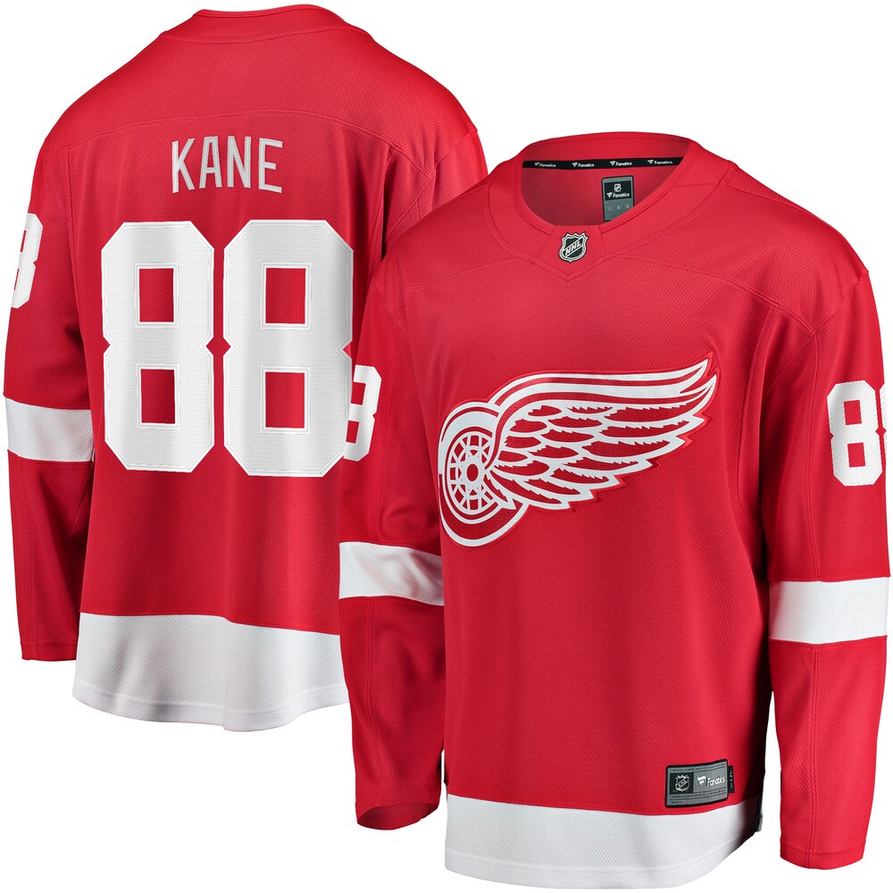Patrick Kane Detroit Red Wings Fanatics Branded Home Breakaway Player Jersey - Red