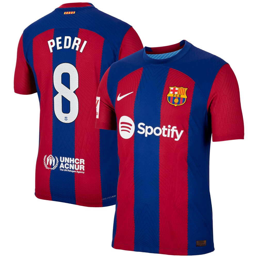 Pedri Barcelona Nike 2023/24 Home Jersey - Royal