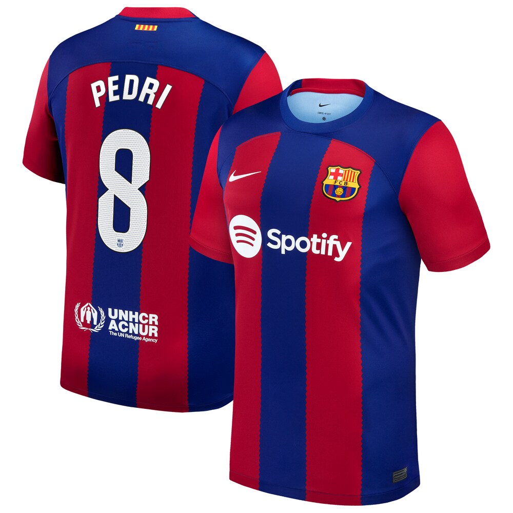Pedri Barcelona Nike 2023/24 Home Replica Jersey - Royal