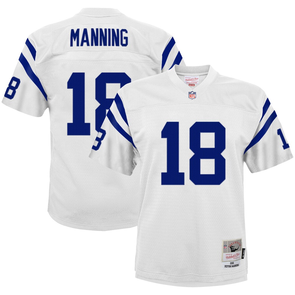 Peyton Manning Indianapolis Colts Mitchell x Ness Youth 2006 Retired Player Legacy Jersey | White