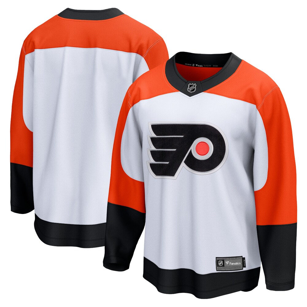Philadelphia Flyers Fanatics Branded Away Premier Breakaway Jersey - White