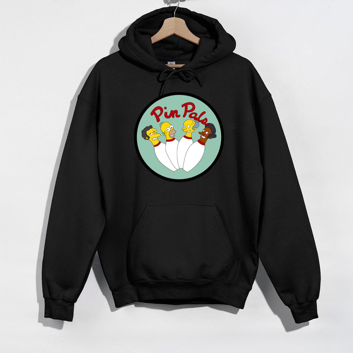 Pin Pals Bowling Funny Cartoon Graphic Tee