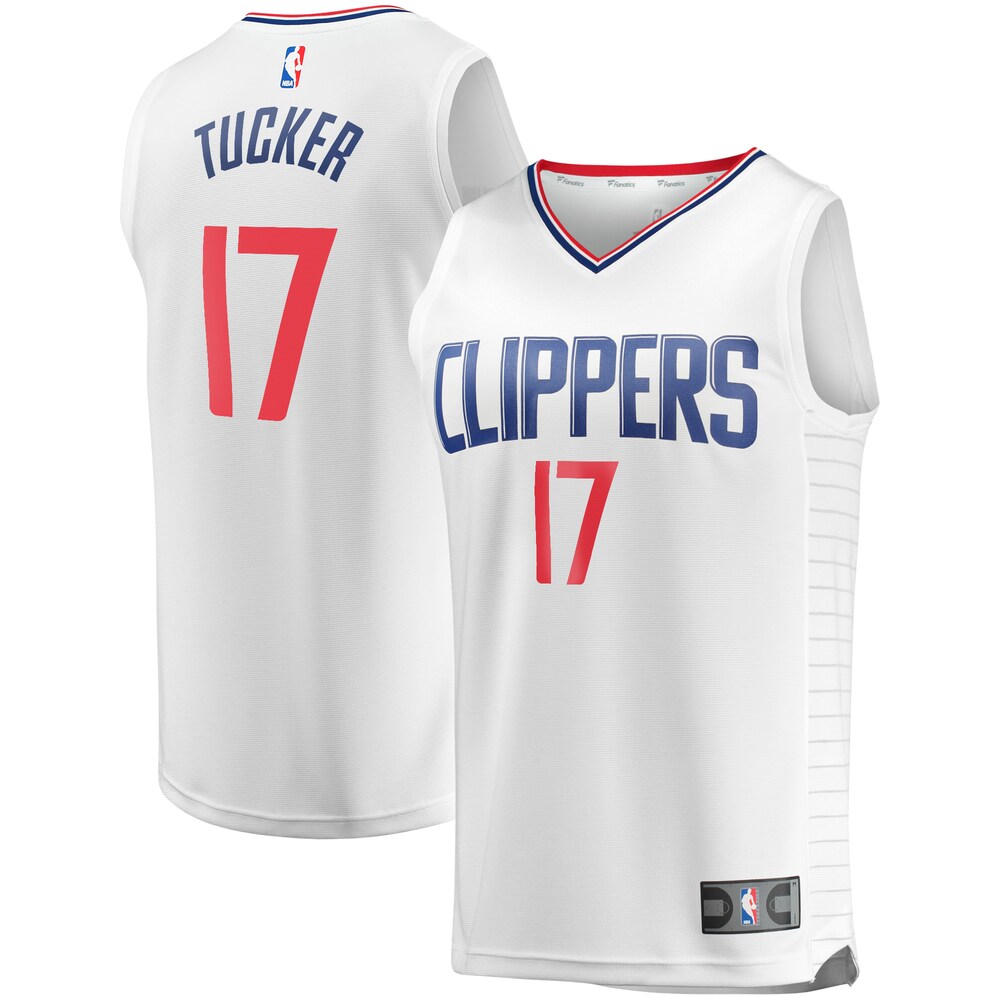 PJ Tucker LA Clippers Fanatics Branded Youth Fast Break Player Jersey - Association Edition - White