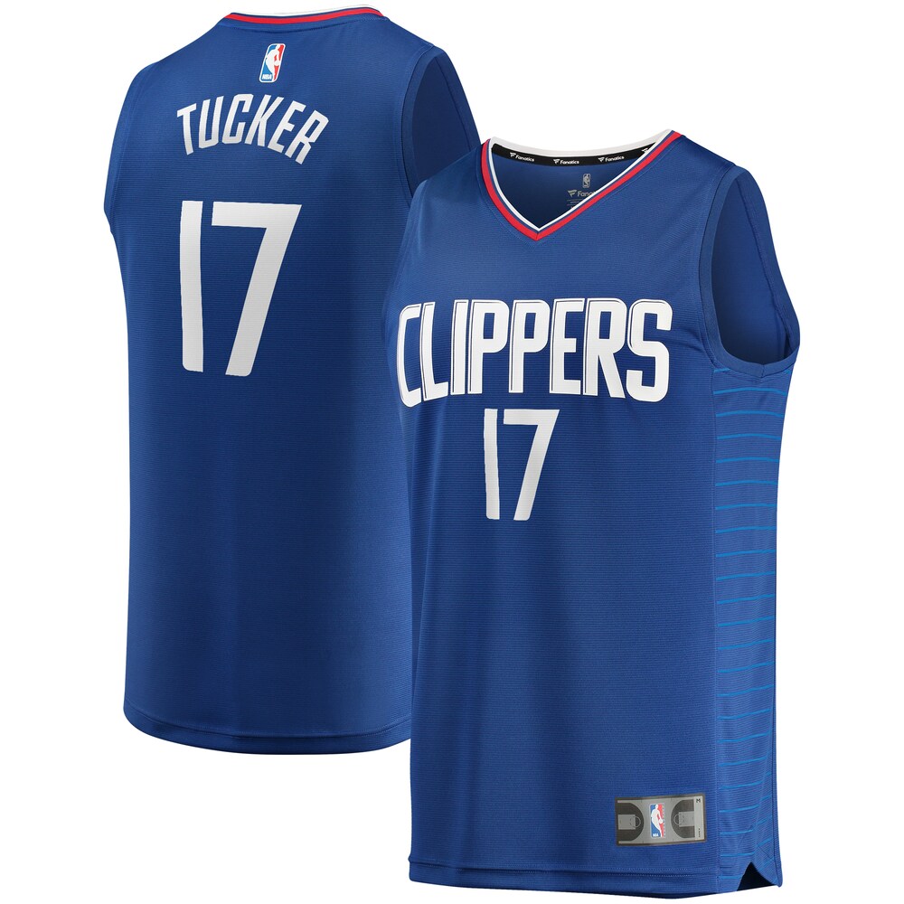 PJ Tucker LA Clippers Fanatics Branded Youth Fast Break Player Jersey - Icon Edition - Royal