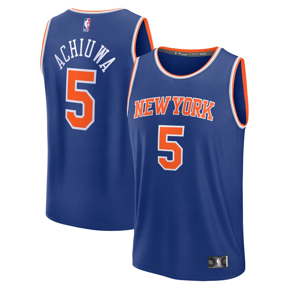 Precious Achiuwa New York Knicks Fanatics Branded Fast Break Player Jersey - Icon Edition - Royal