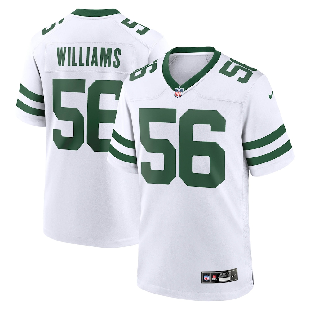 Quincy Williams New York Jets Game Jersey - Legacy White