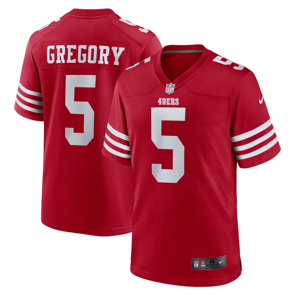 Randy Gregory San Francisco 49ers Nike  Game Jersey -  Scarlet