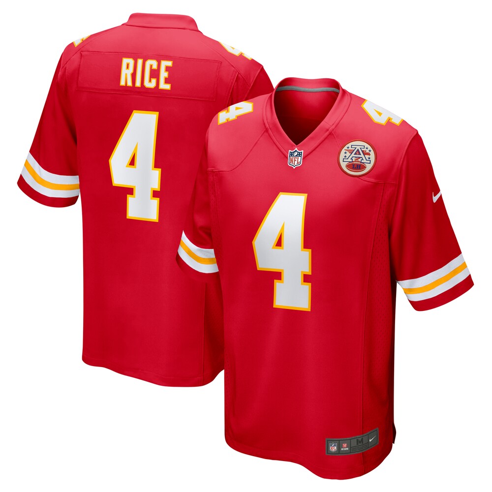 Rashee Rice Kansas City Chiefs Nike  Game Jersey -  Red