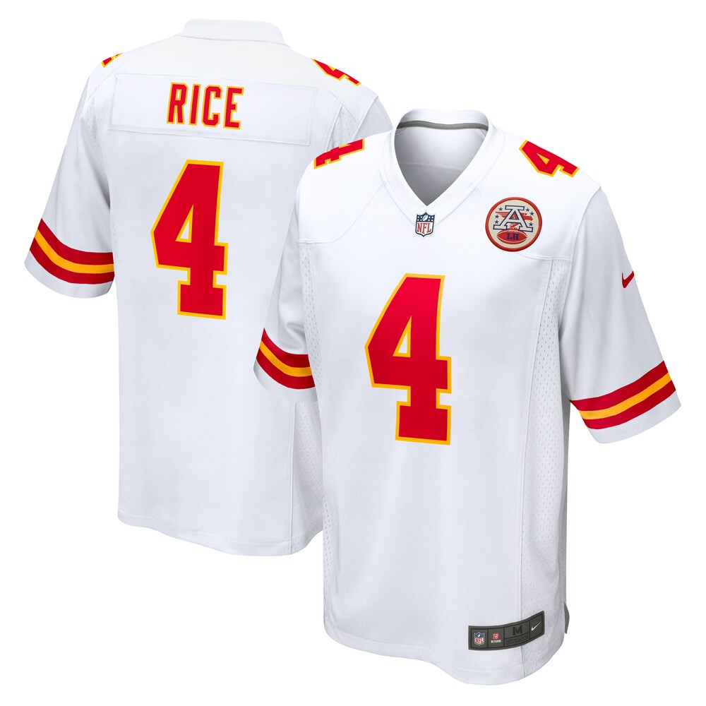 Rashee Rice Kansas City Chiefs Nike  Game Jersey -  White