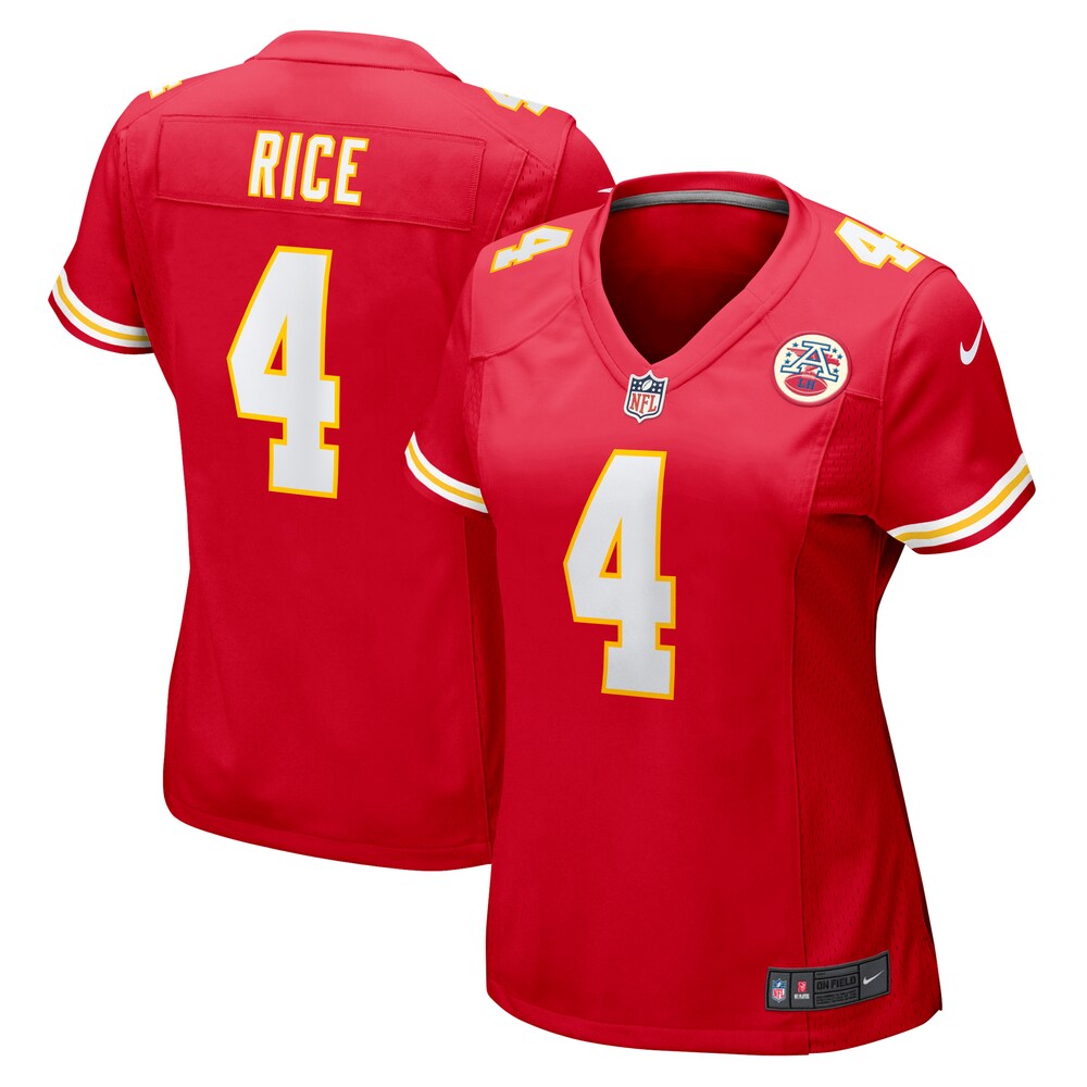 Rashee Rice Kansas City Chiefs Nike Women's  Game Jersey -  Red