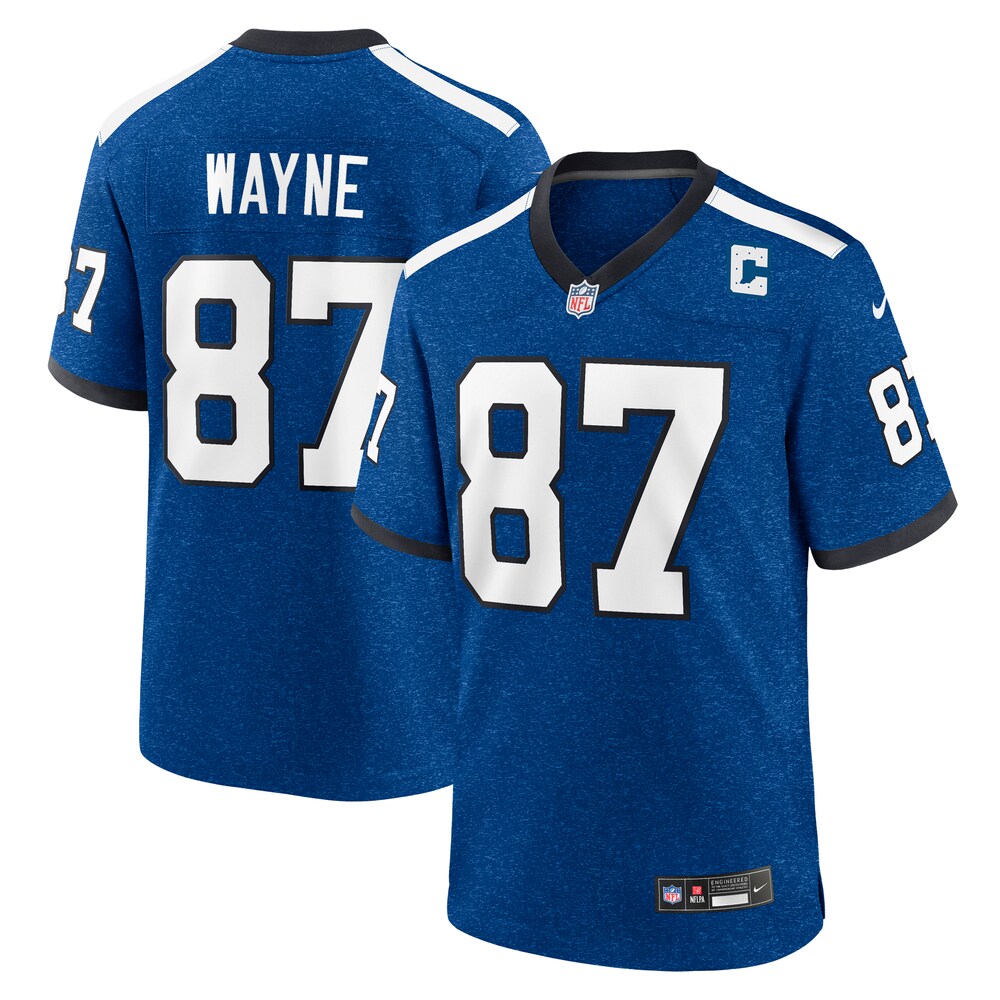 Reggie Wayne Indianapolis Colts Nike Indiana Nights Alternate Game Jersey - Royal